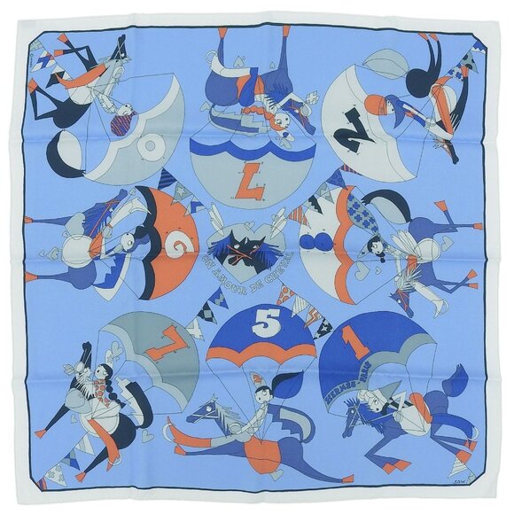 Hermes Accessories - Hermes Carre 70 un Amour De Cheval Love for Horses 100% Silk Scarf